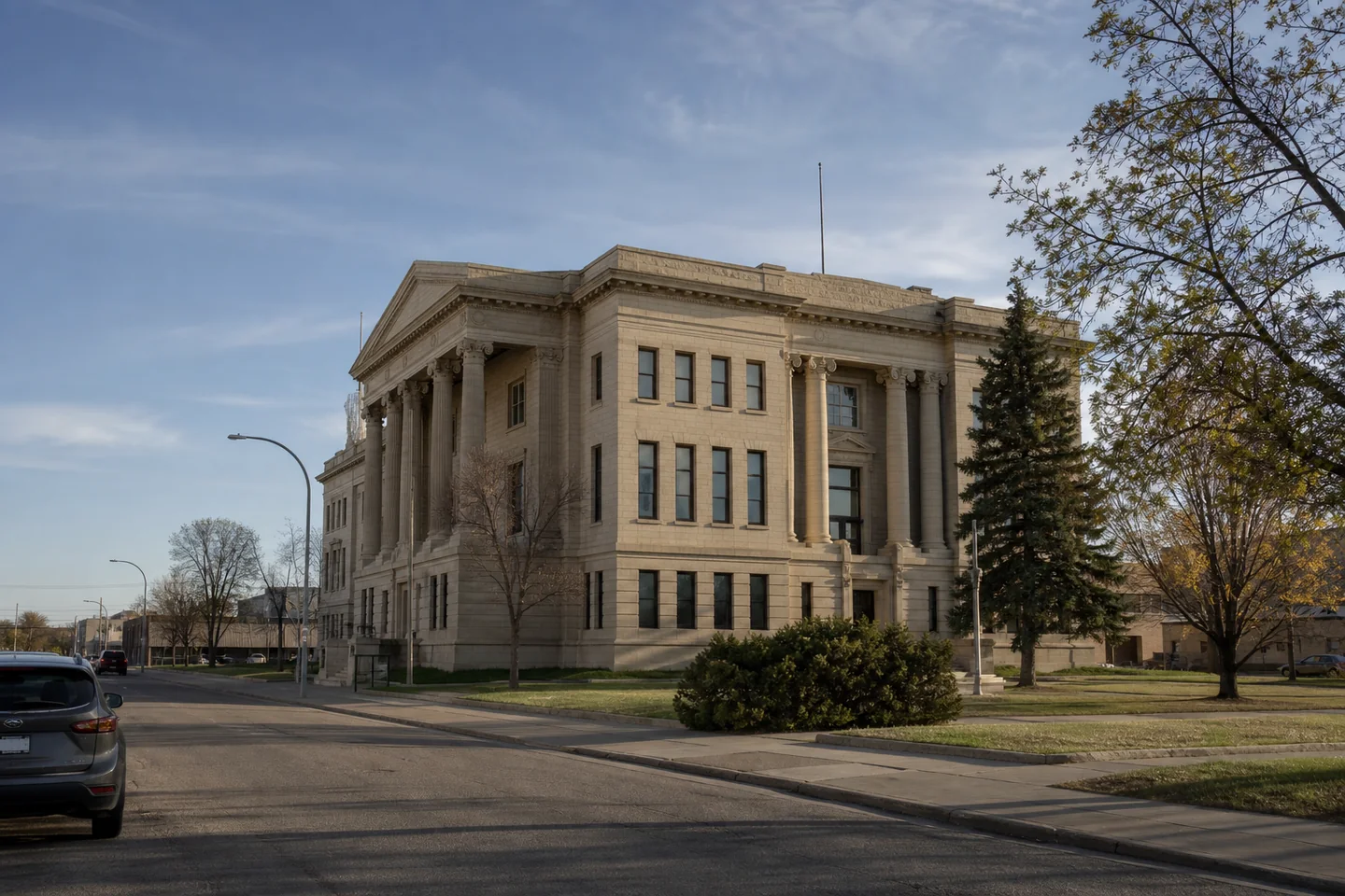 Minot cityscape