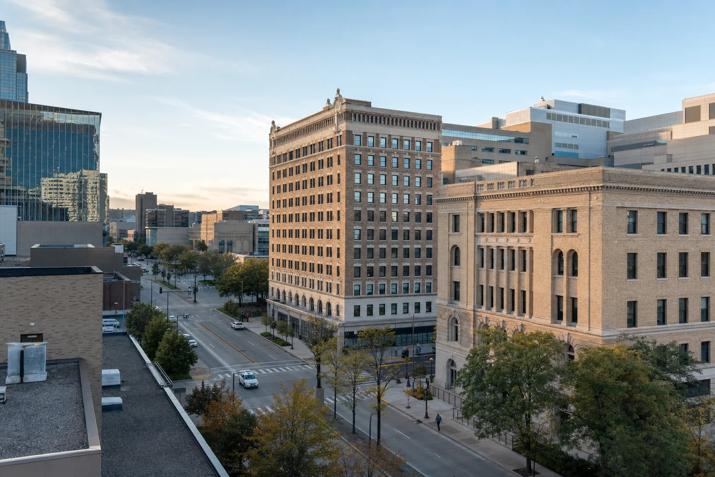 Rochester cityscape
