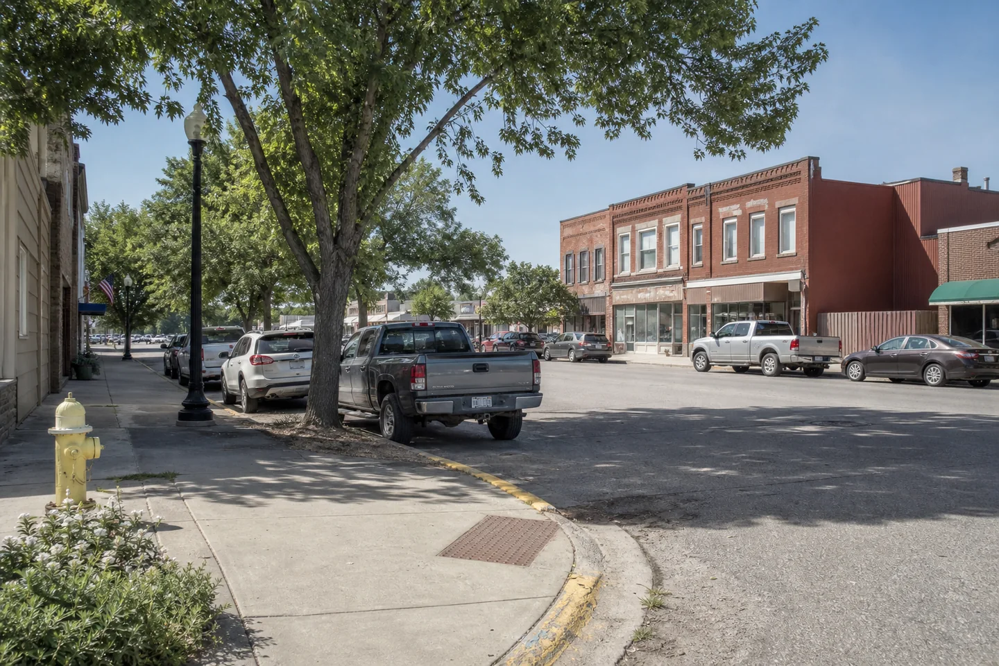Albert Lea, MN cityscape