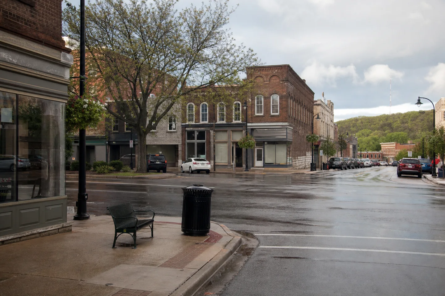 Baraboo, WI cityscape