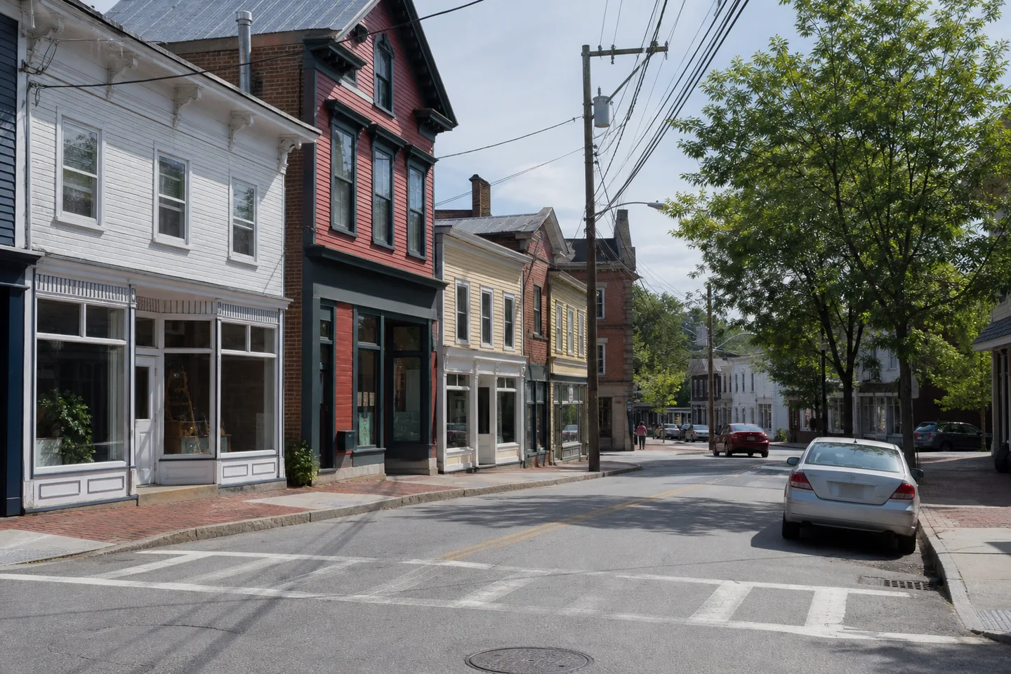 Bennington, VT cityscape