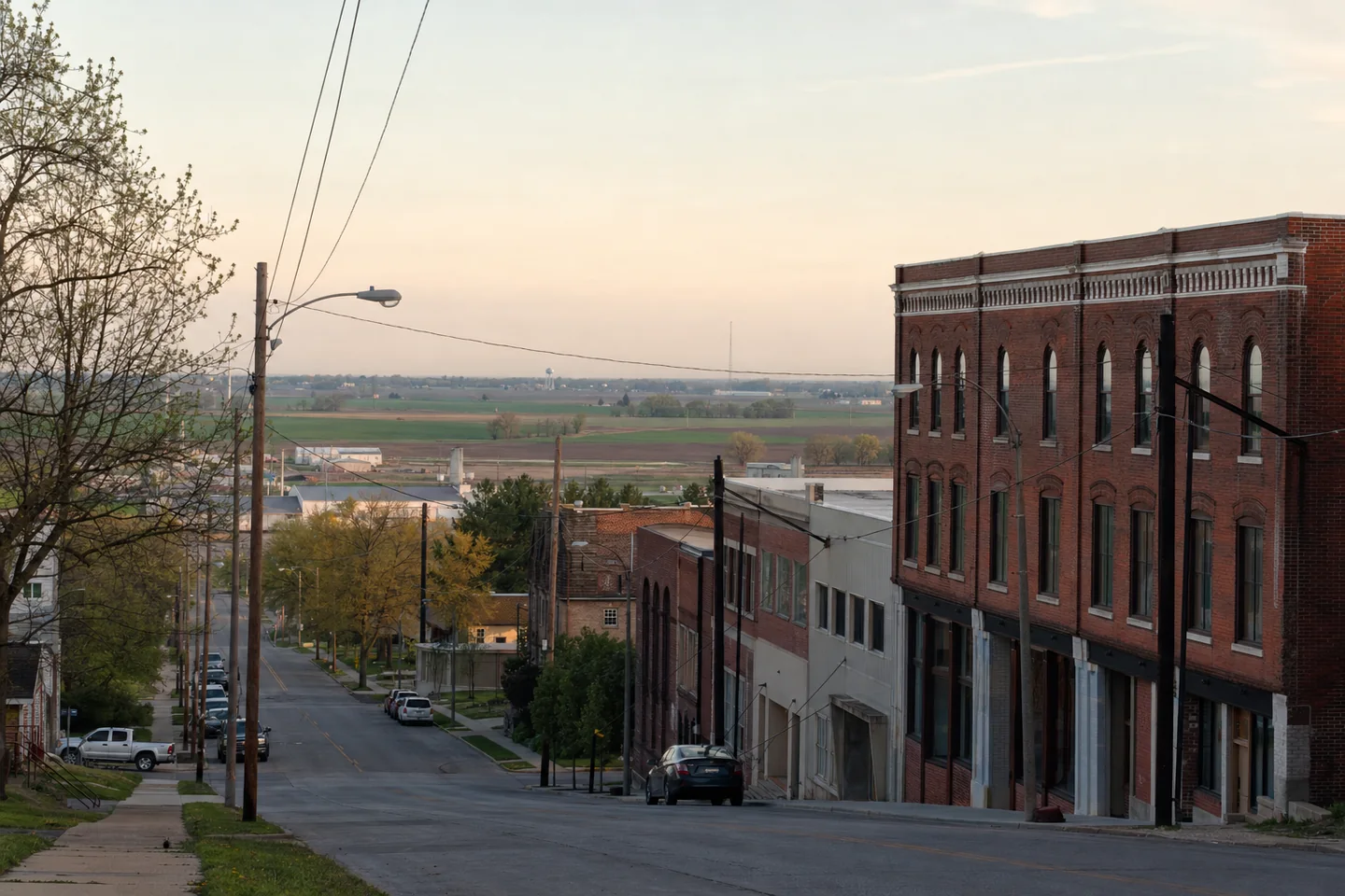 Bloomington, IL cityscape