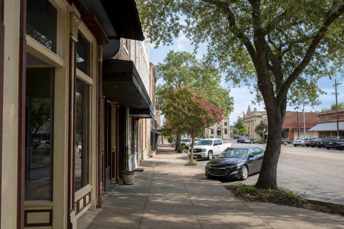 Brenham, TX cityscape