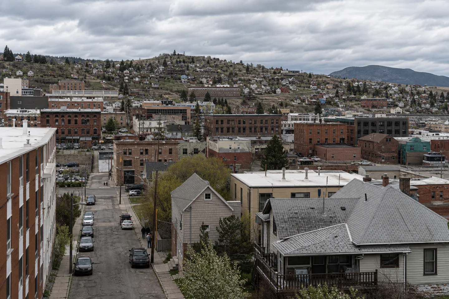 Butte, MT cityscape