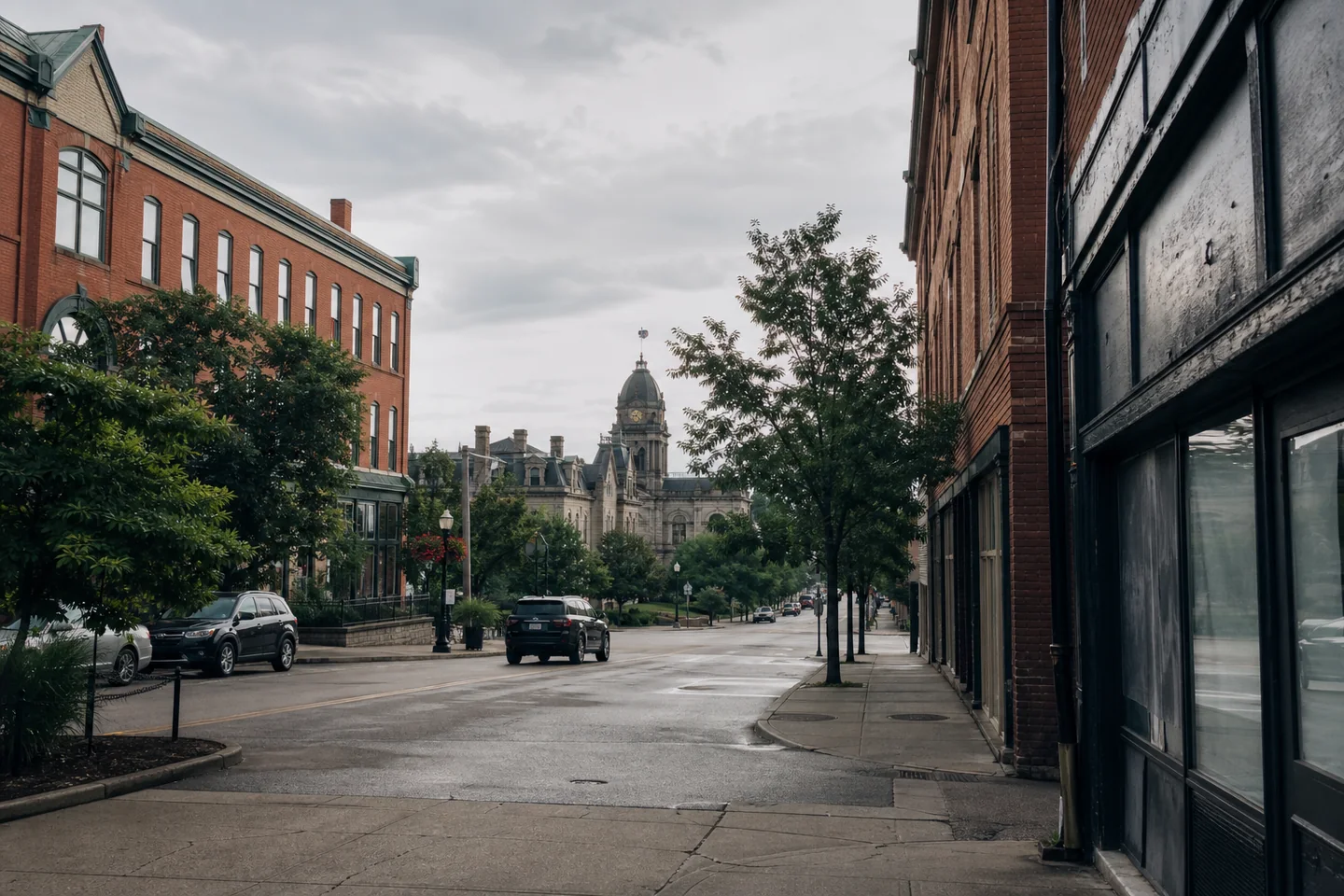Cambridge, OH cityscape