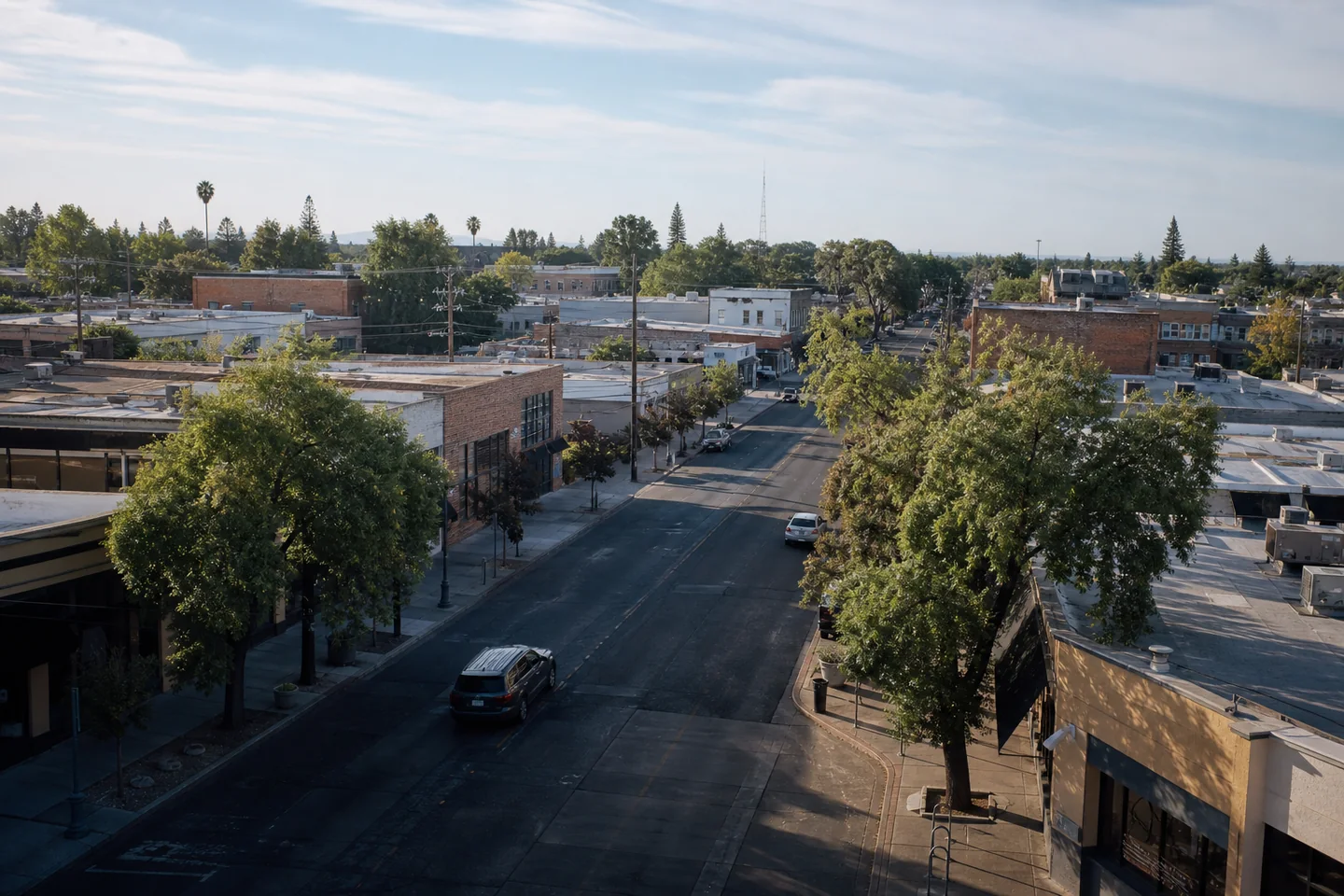 Chico, CA cityscape
