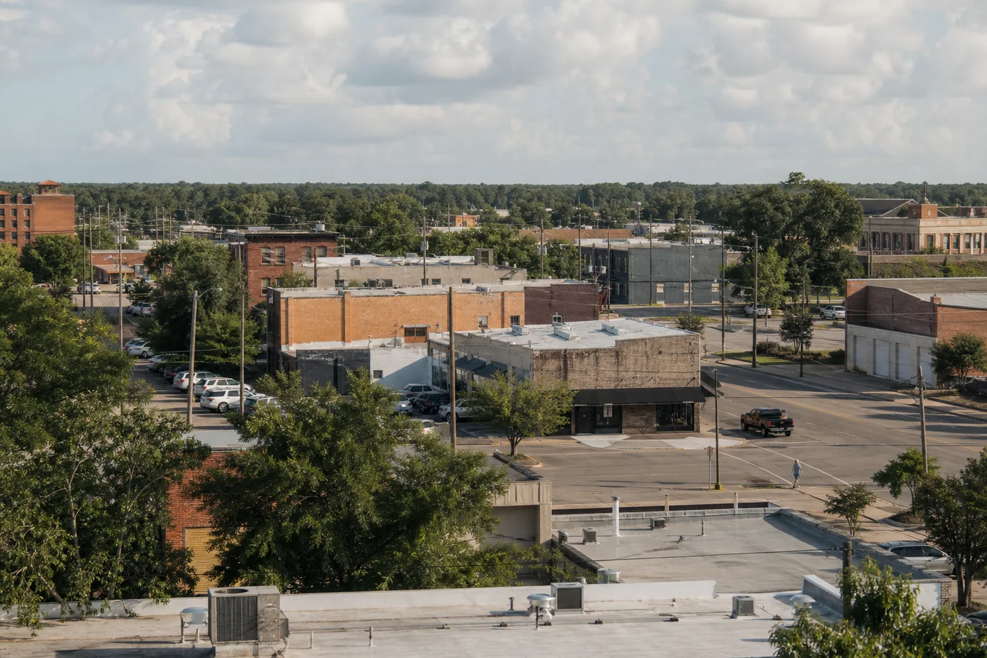Conroe cityscape