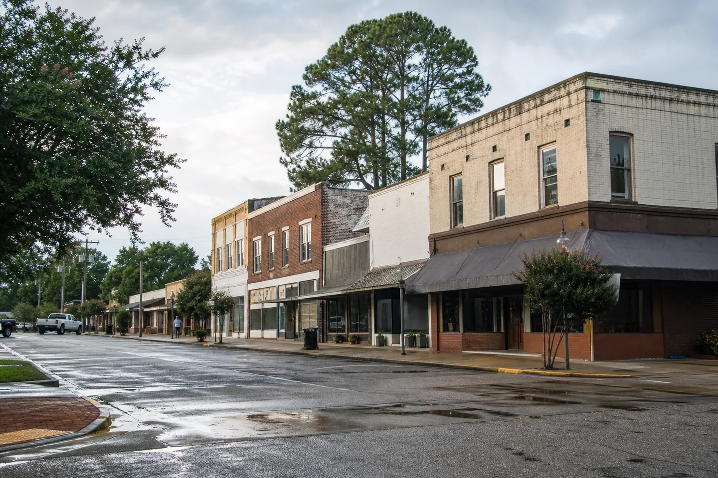 DeRidder, LA cityscape