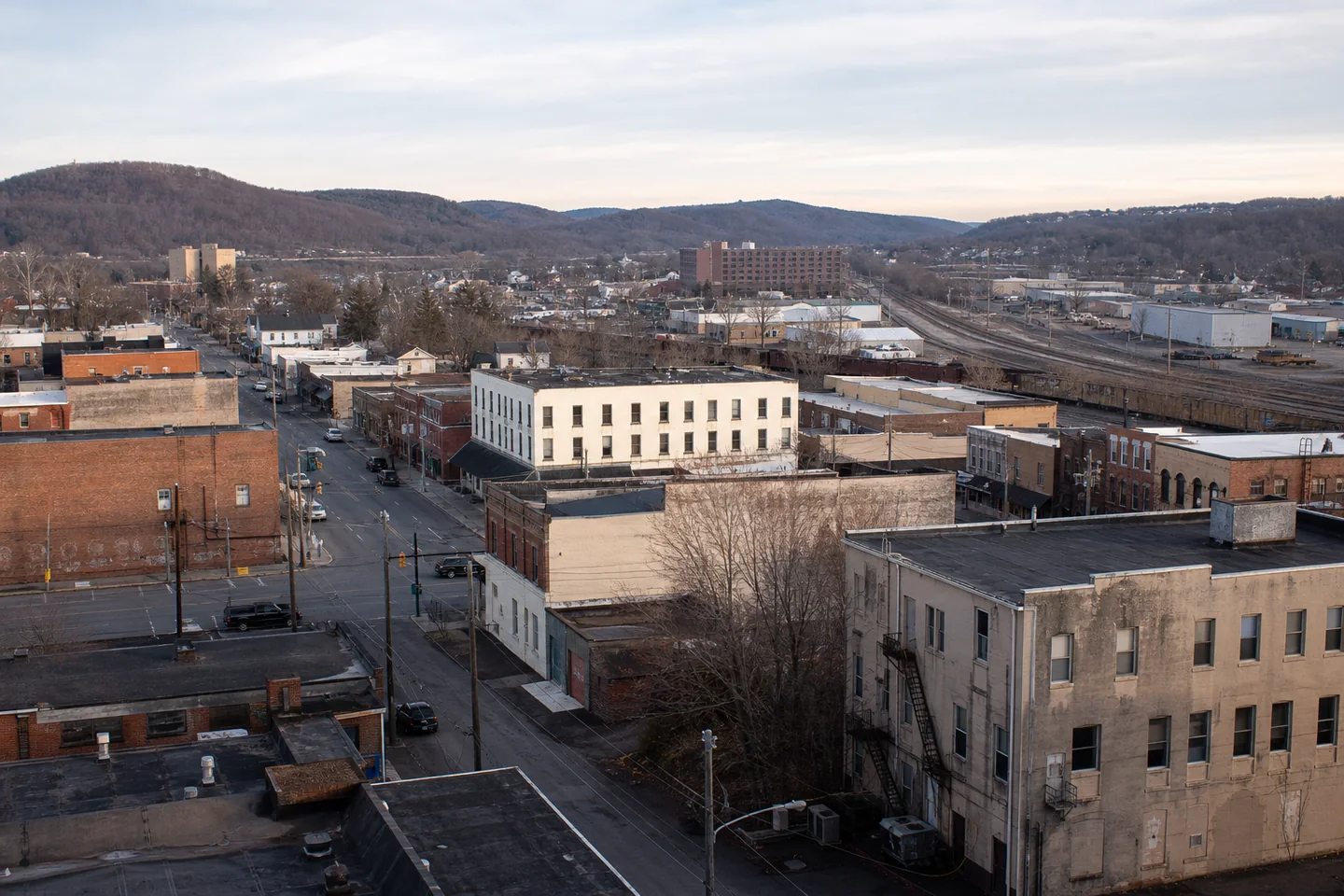 DuBois, PA cityscape