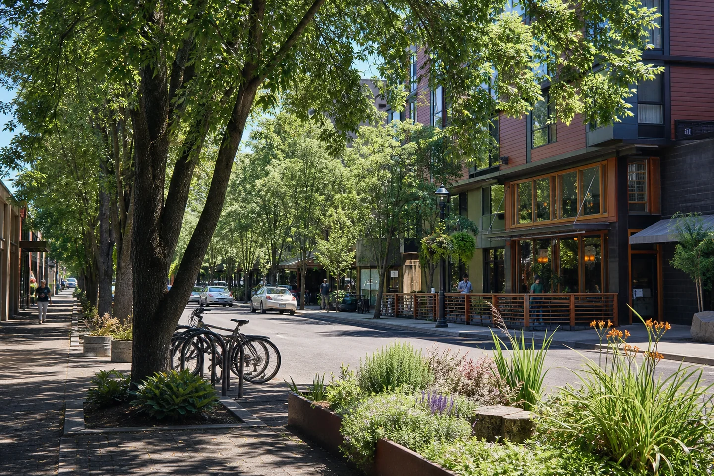 Eugene, OR cityscape