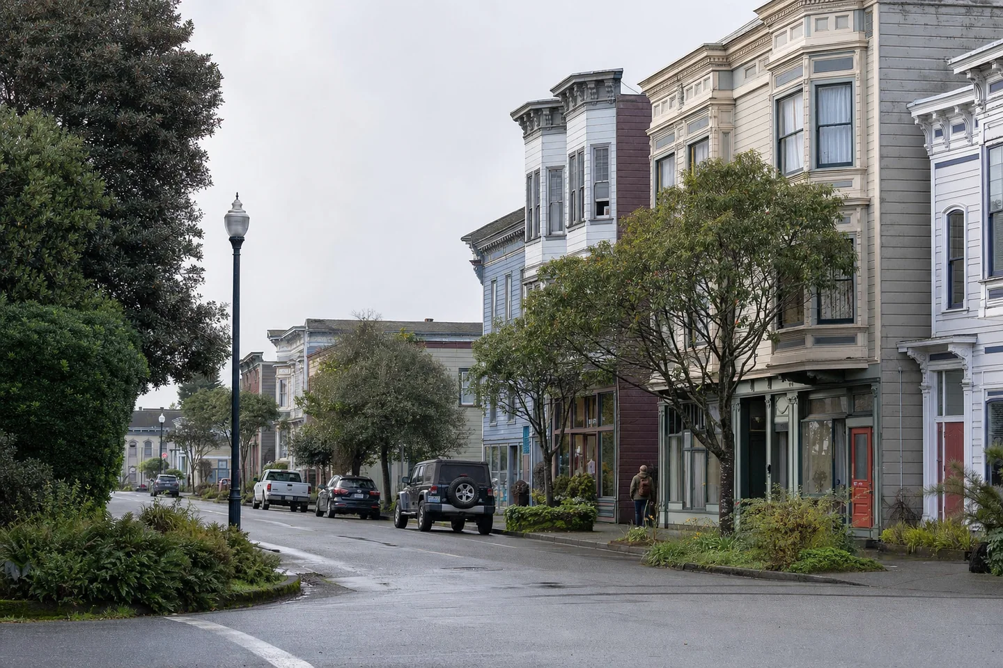 Eureka, CA cityscape