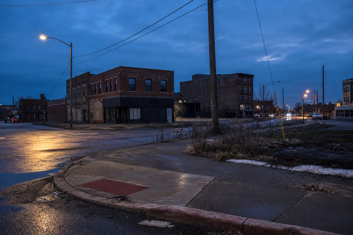 Flint, MI cityscape