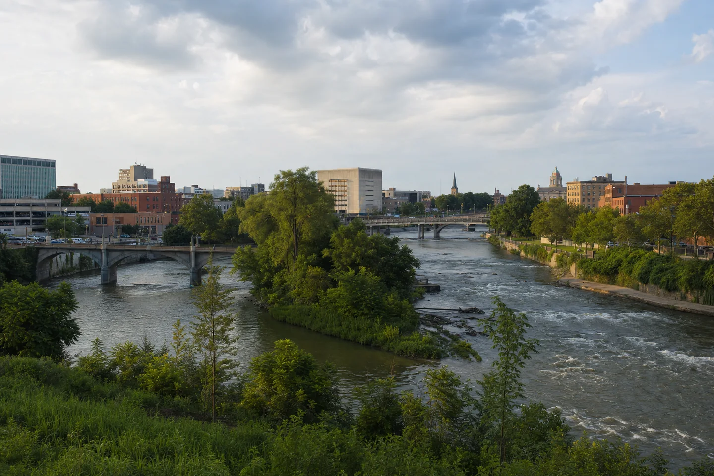 Fort Wayne cityscape