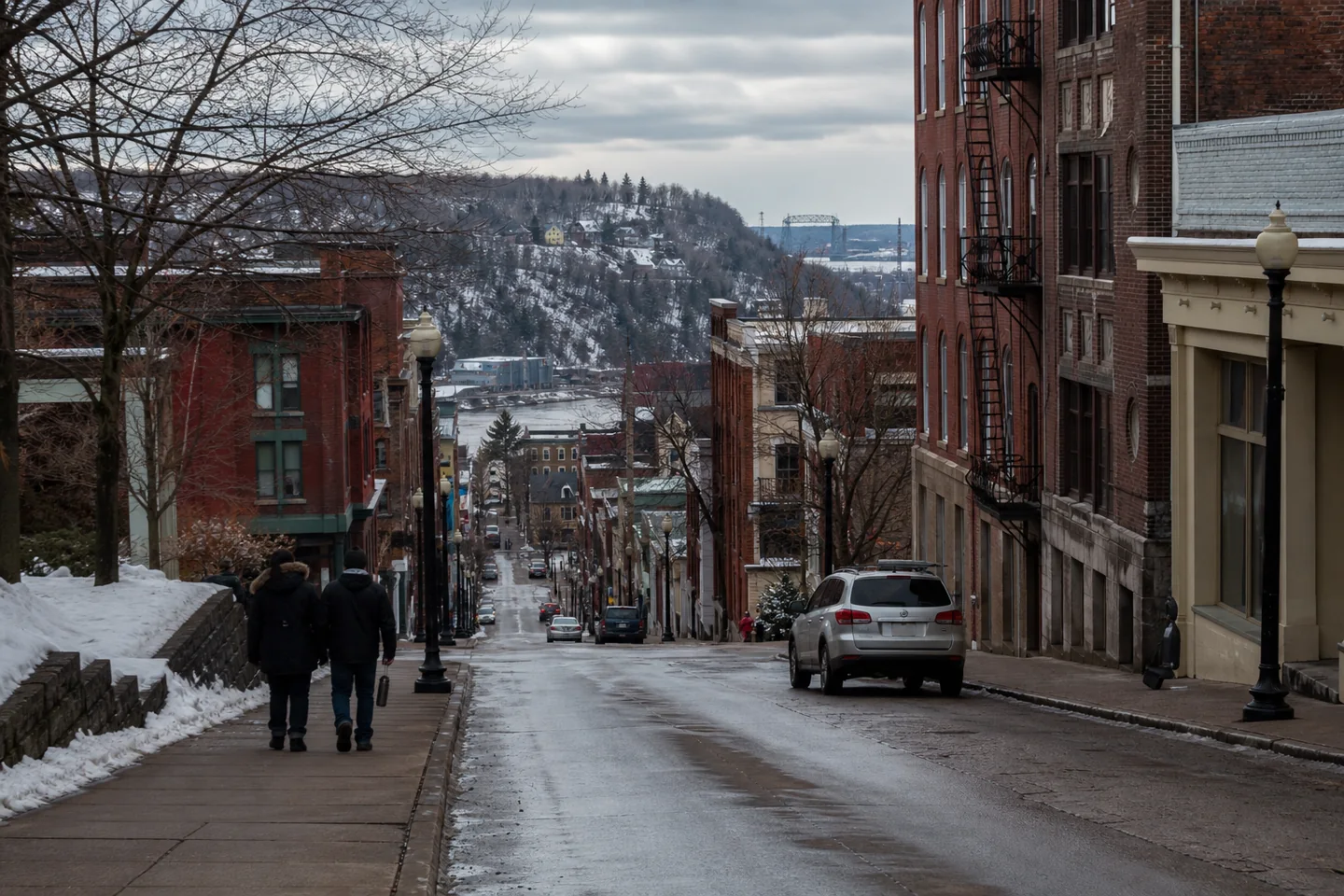 Houghton, MI cityscape