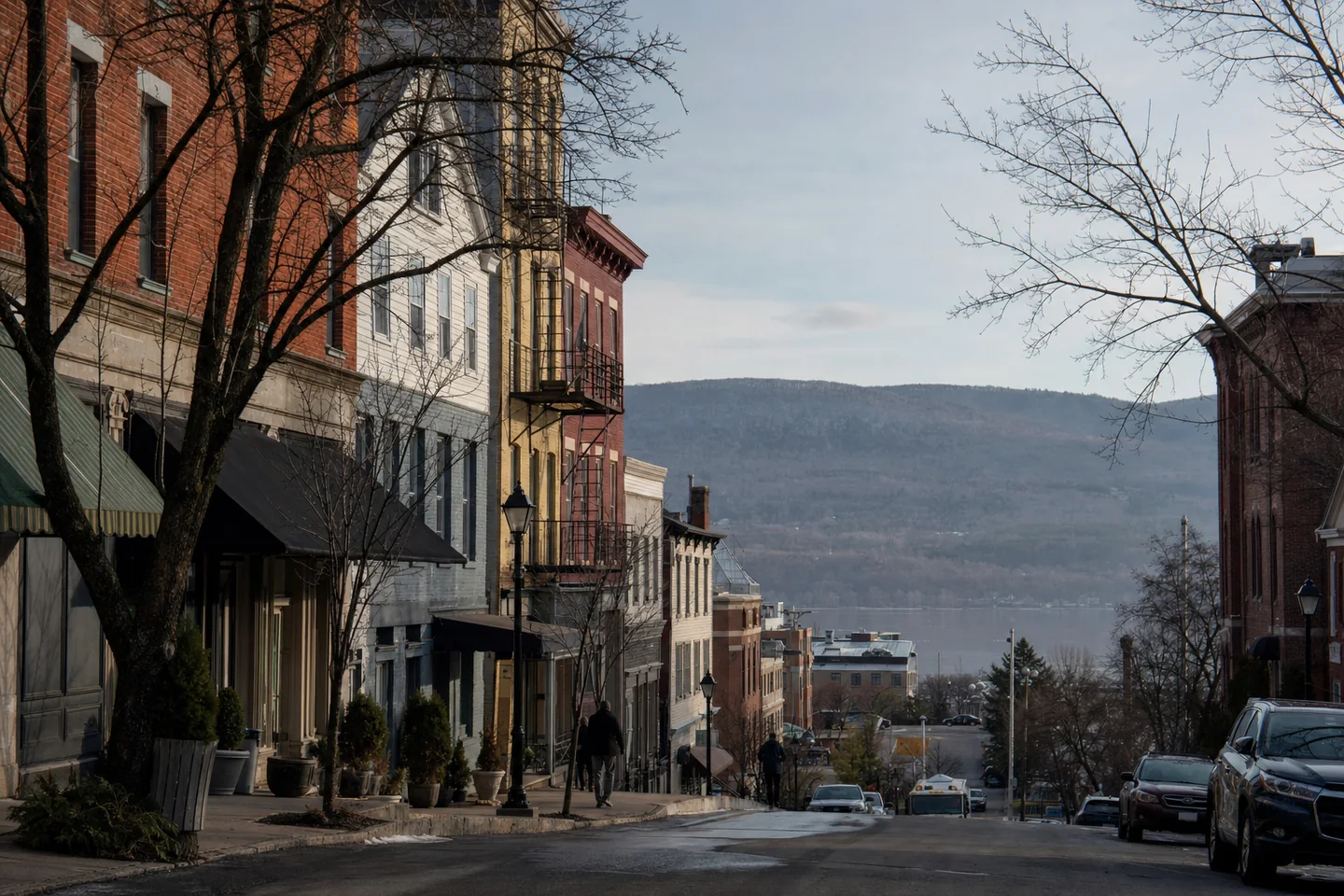 Hudson, NY cityscape
