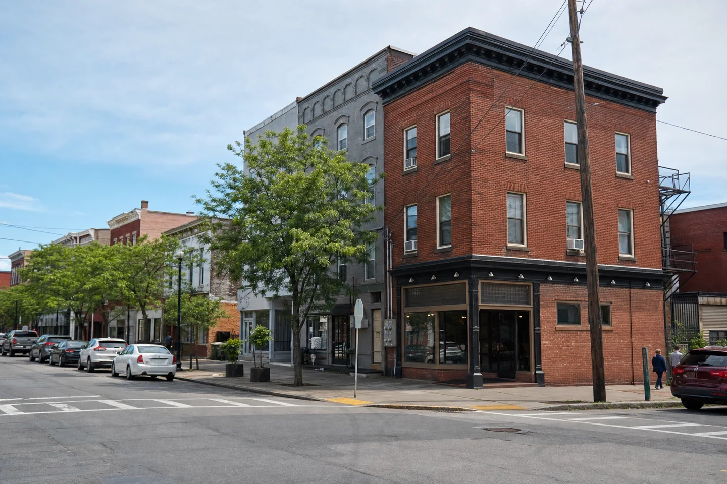 Indiana, PA cityscape