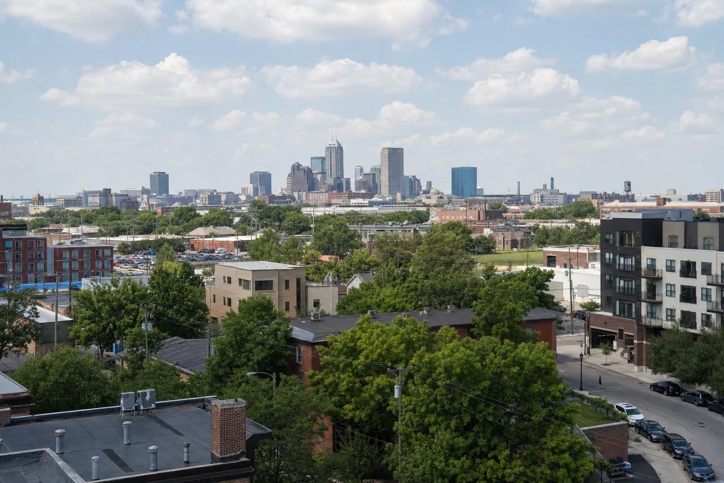 Indianapolis, IN cityscape