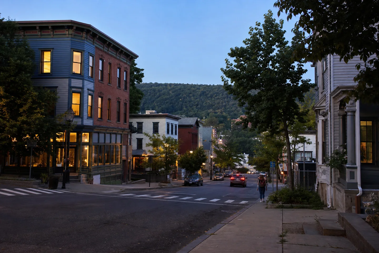 Ithaca, NY cityscape