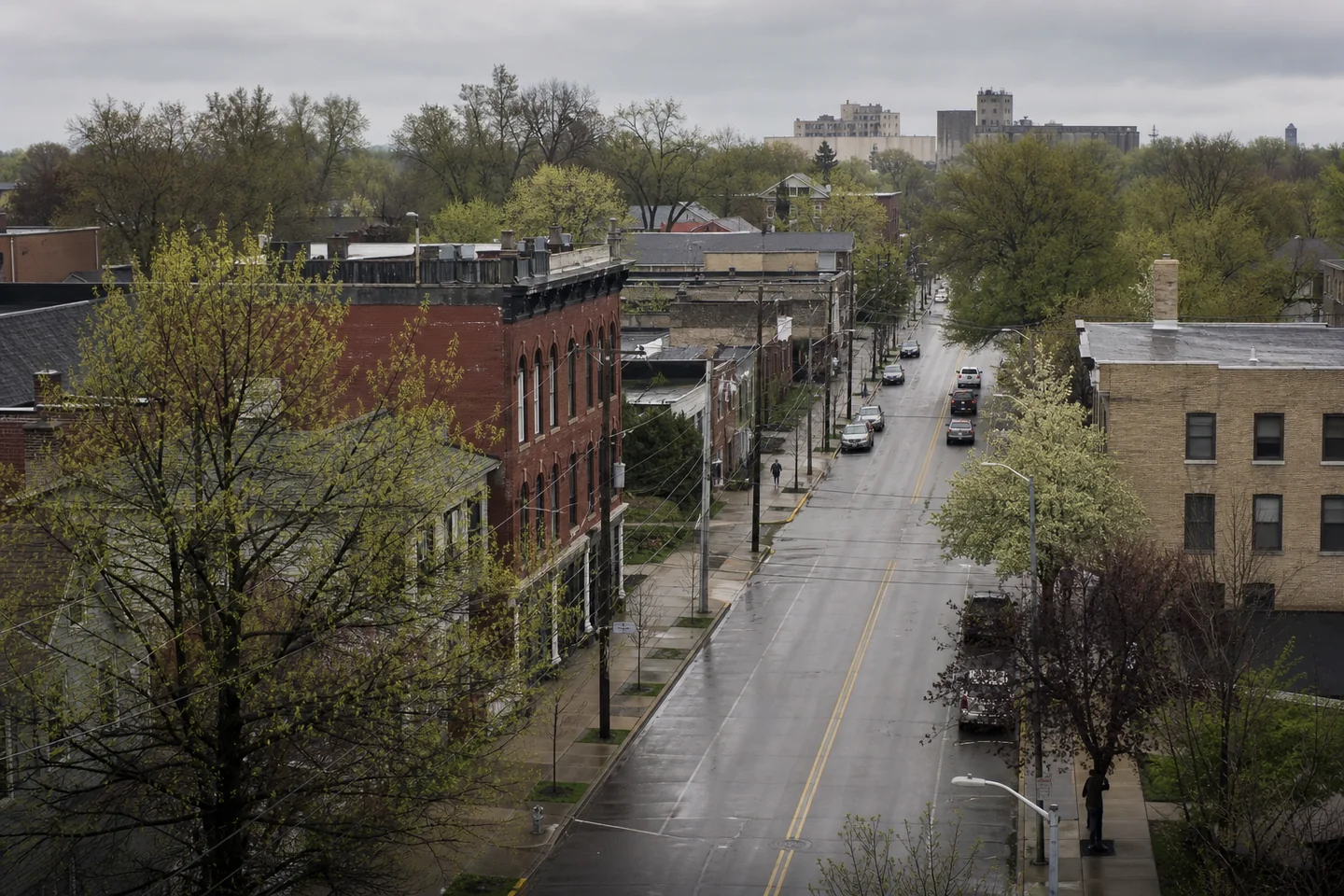 Lafayette, IN cityscape