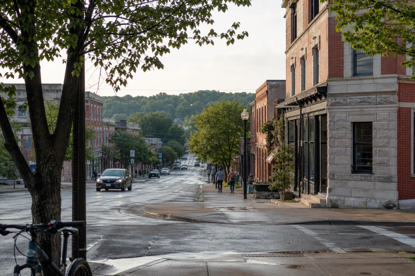 Lawrence, KS cityscape
