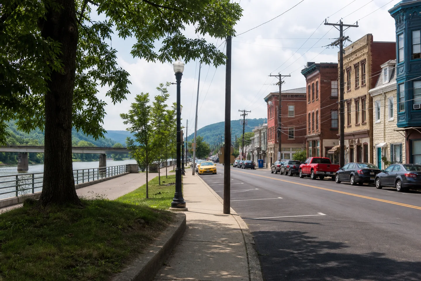 Lock Haven, PA cityscape