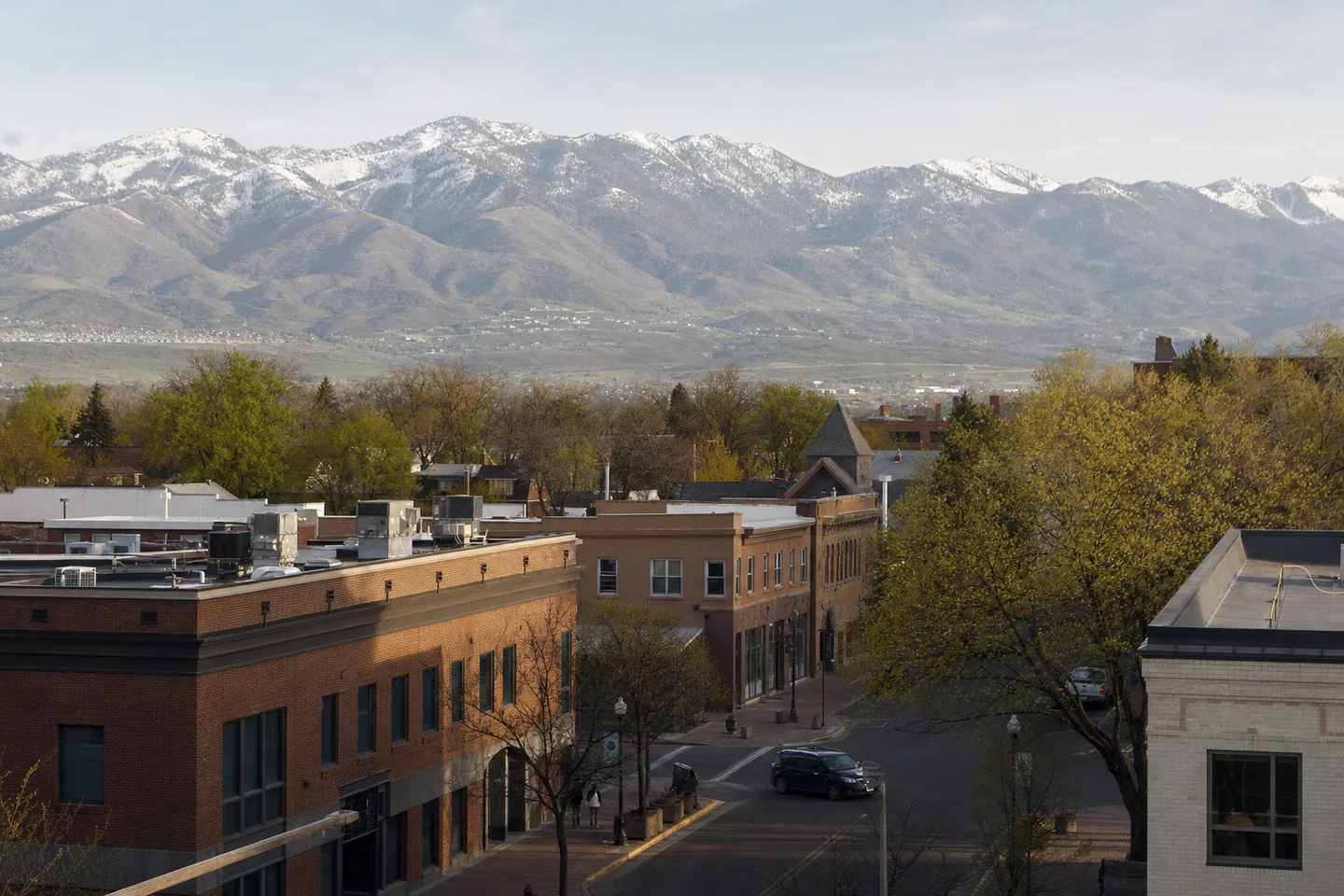 Logan, UT cityscape