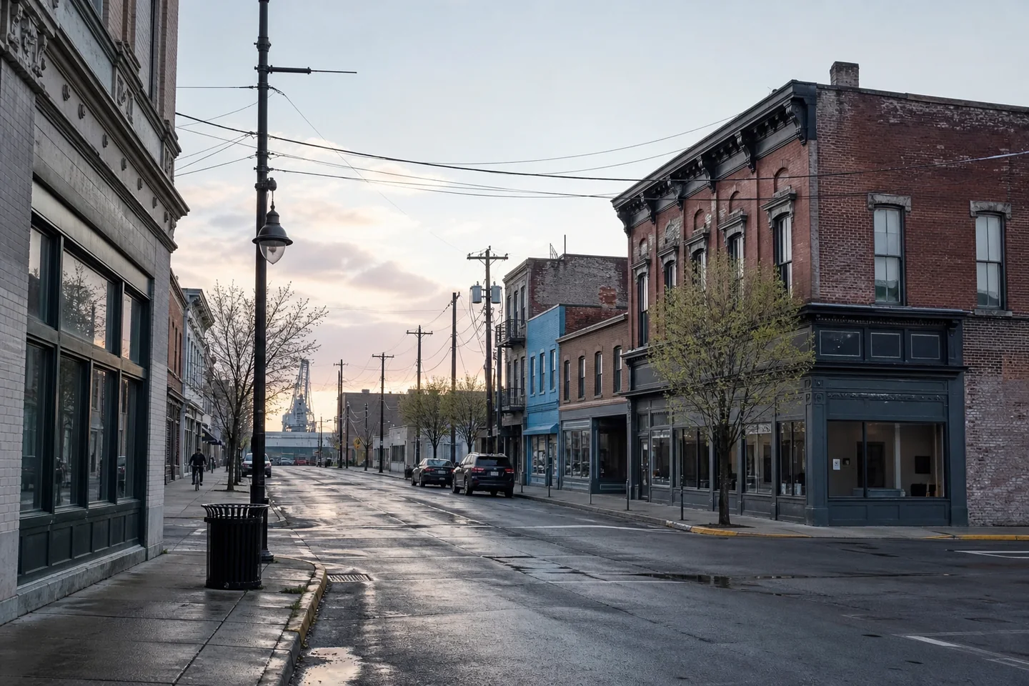 Muskegon, MI cityscape