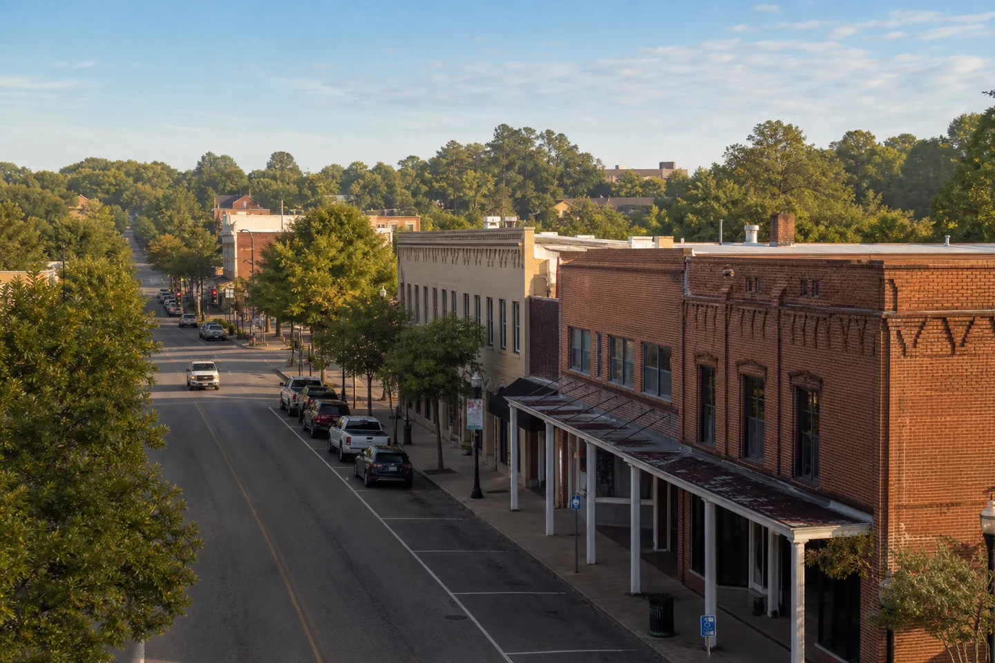 Nacogdoches, TX cityscape