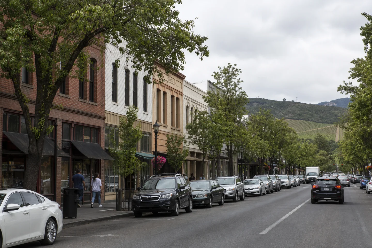Napa, CA cityscape