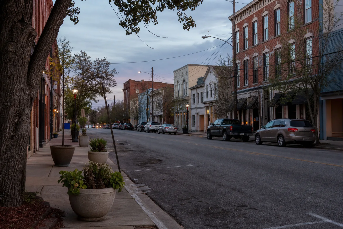 New Bern, NC cityscape