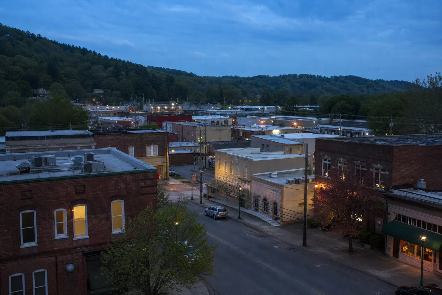 North Wilkesboro, NC cityscape