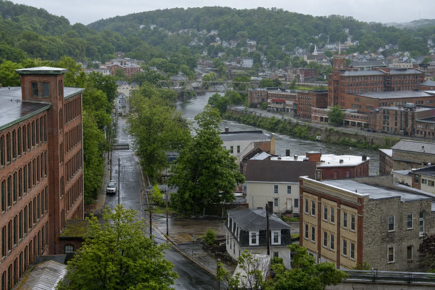Norwich, CT cityscape