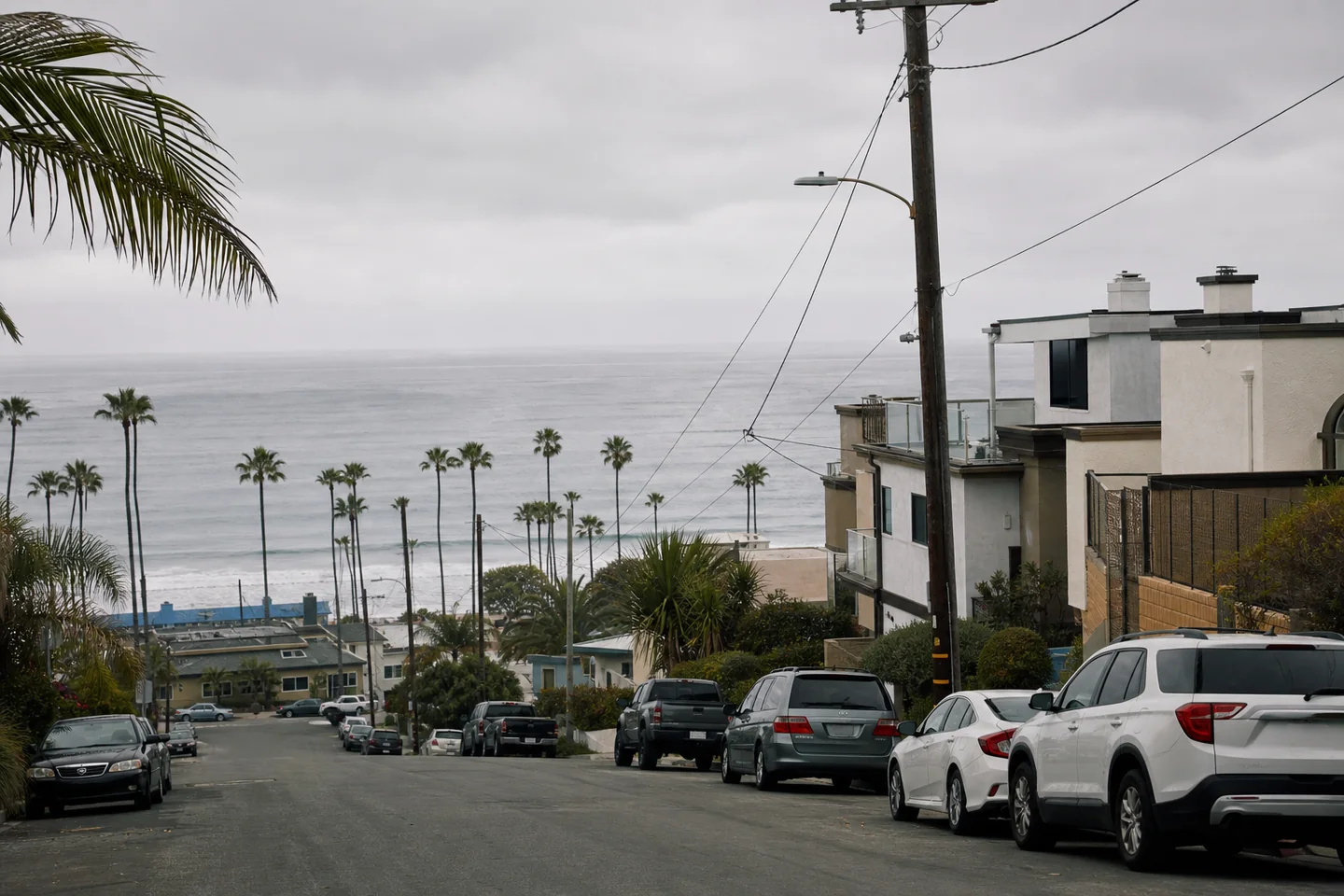 Oceanside cityscape