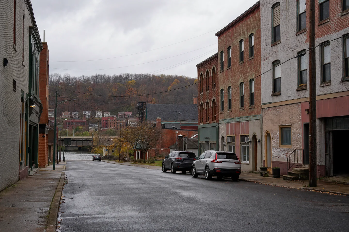 Oil City, PA cityscape