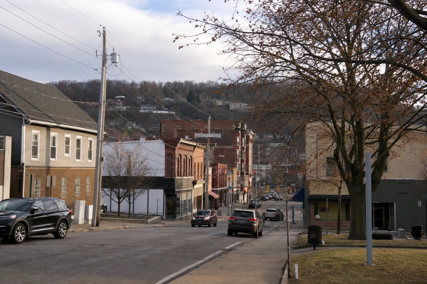 Olean, NY cityscape