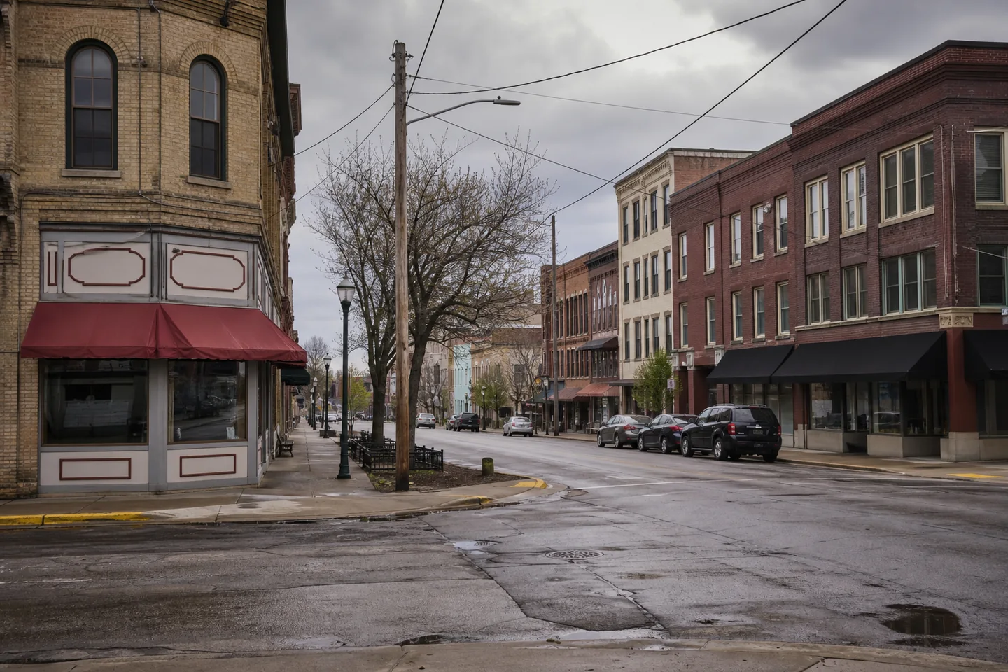 Oshkosh, WI cityscape