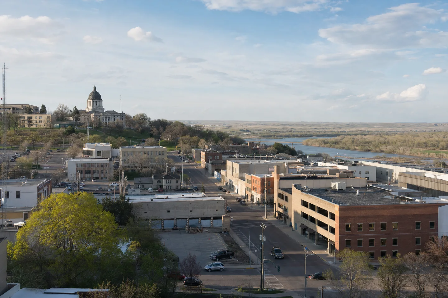 Pierre, SD cityscape