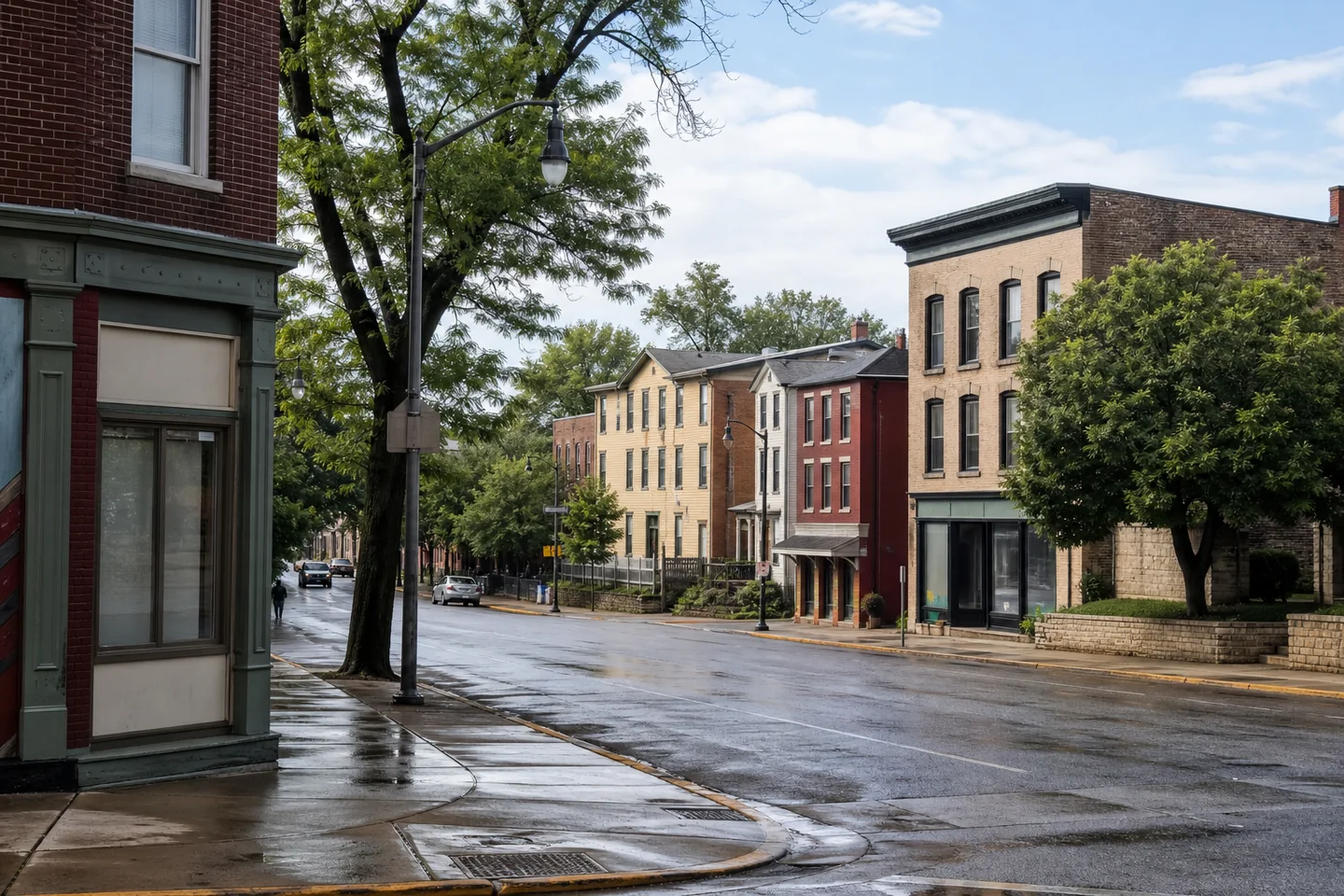 Platteville, WI cityscape