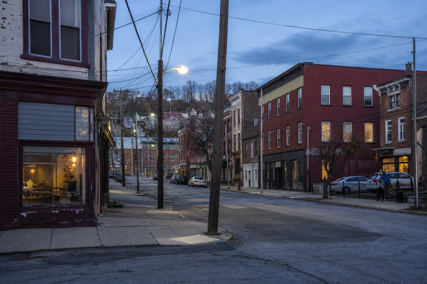 Pottsville, PA cityscape