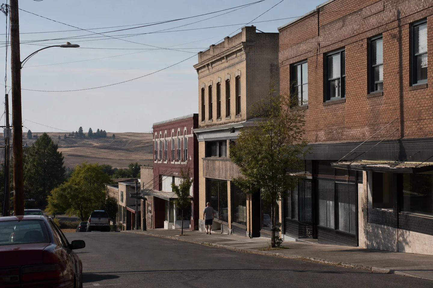 Pullman, WA cityscape