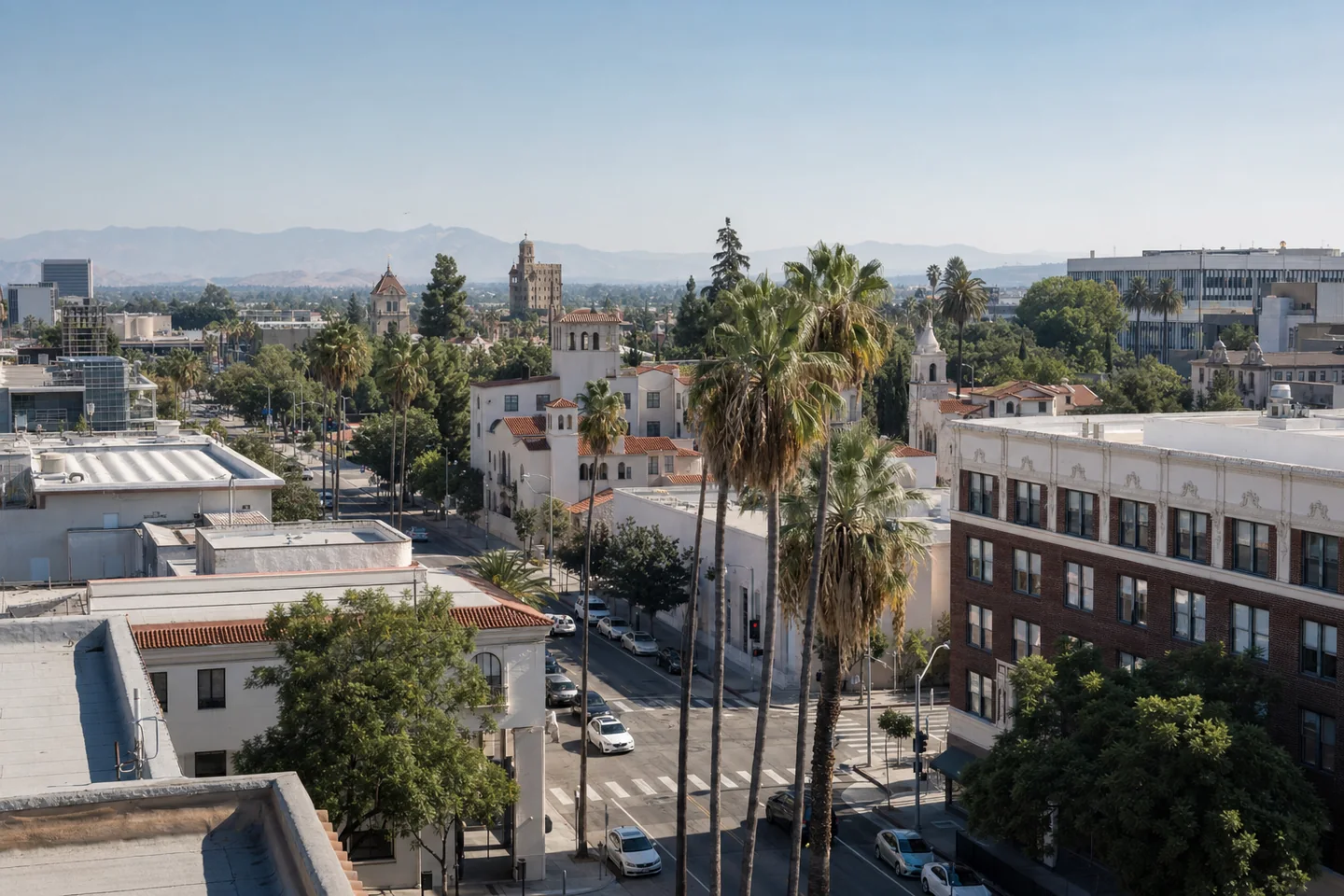 Riverside, CA cityscape