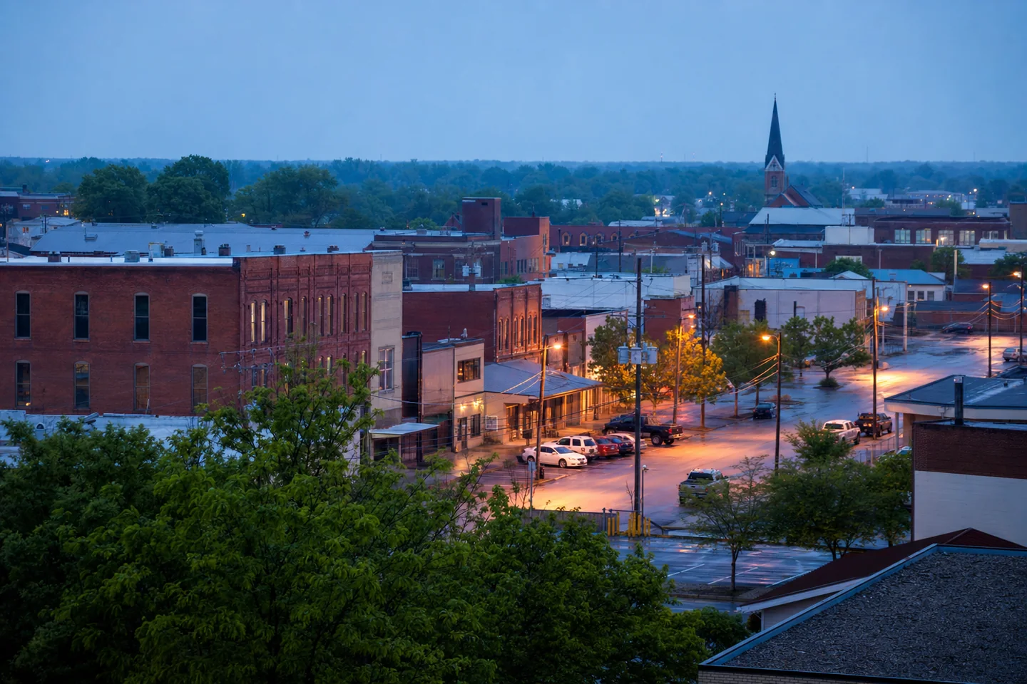 Seymour, IN cityscape