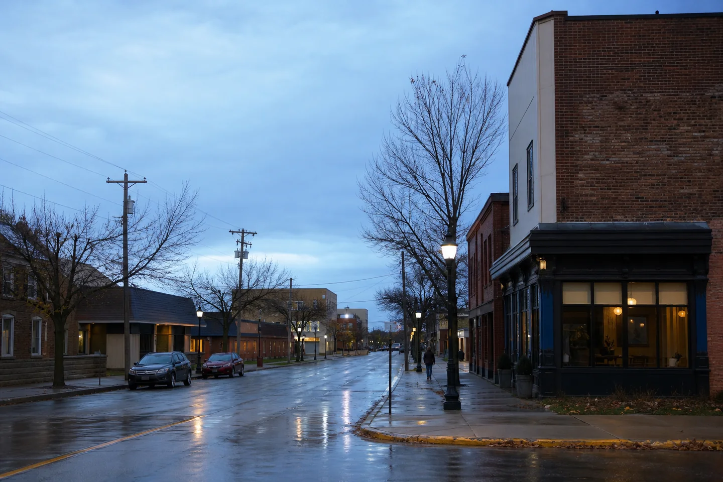 Shawano, WI cityscape