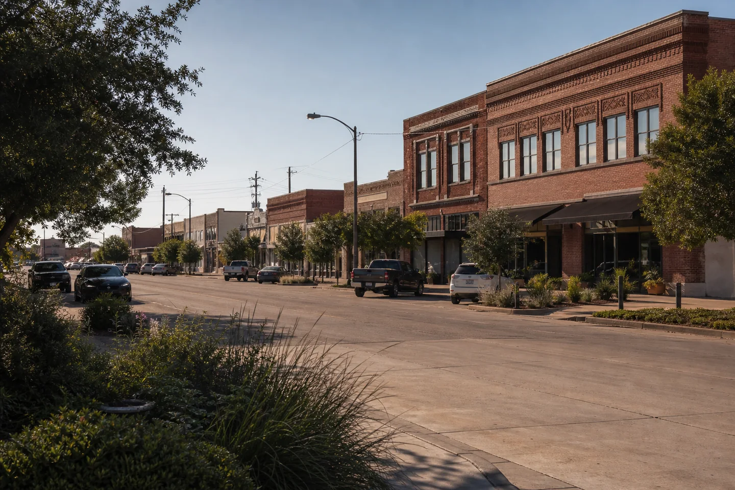 Sherman, TX cityscape