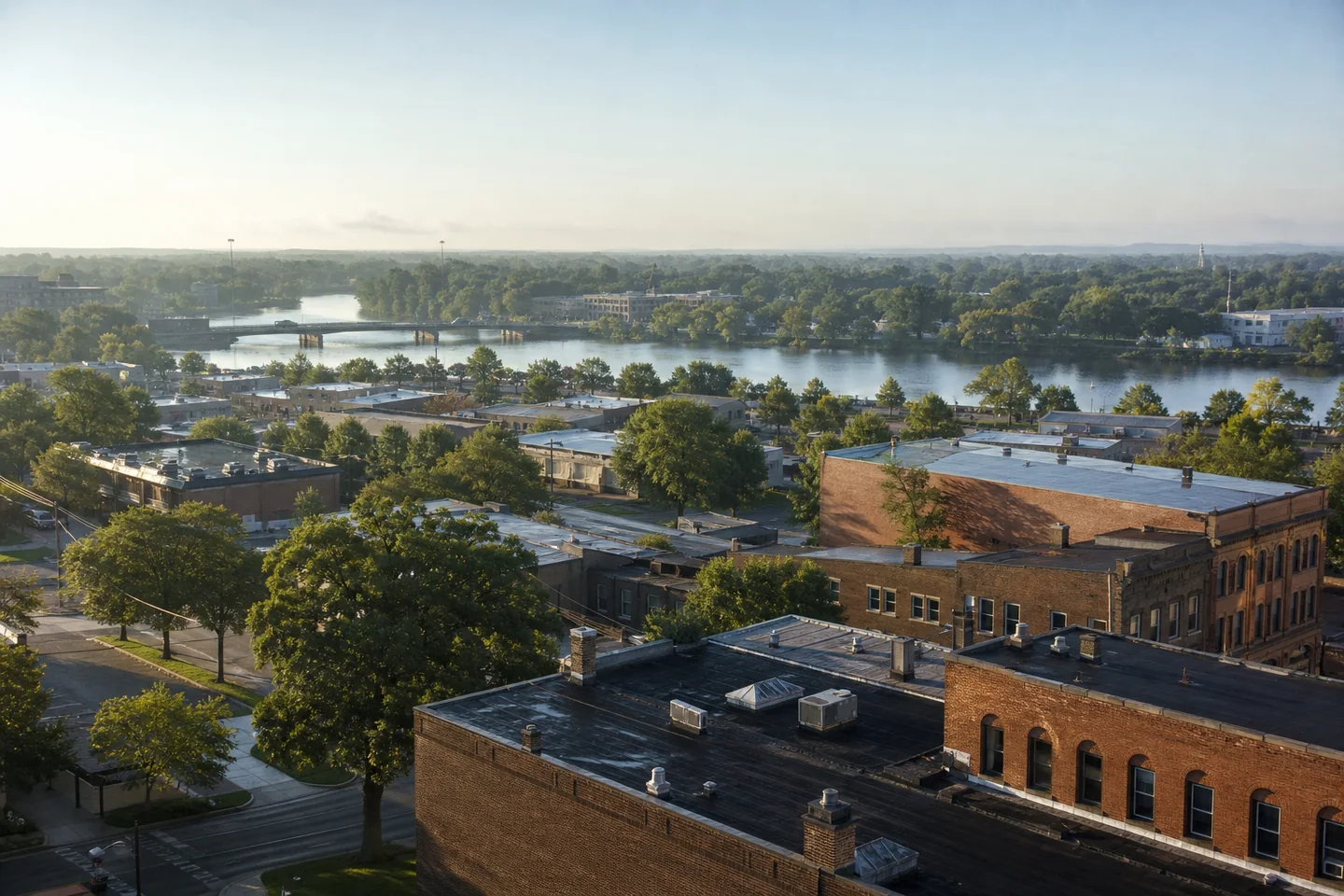 Stevens Point, WI cityscape