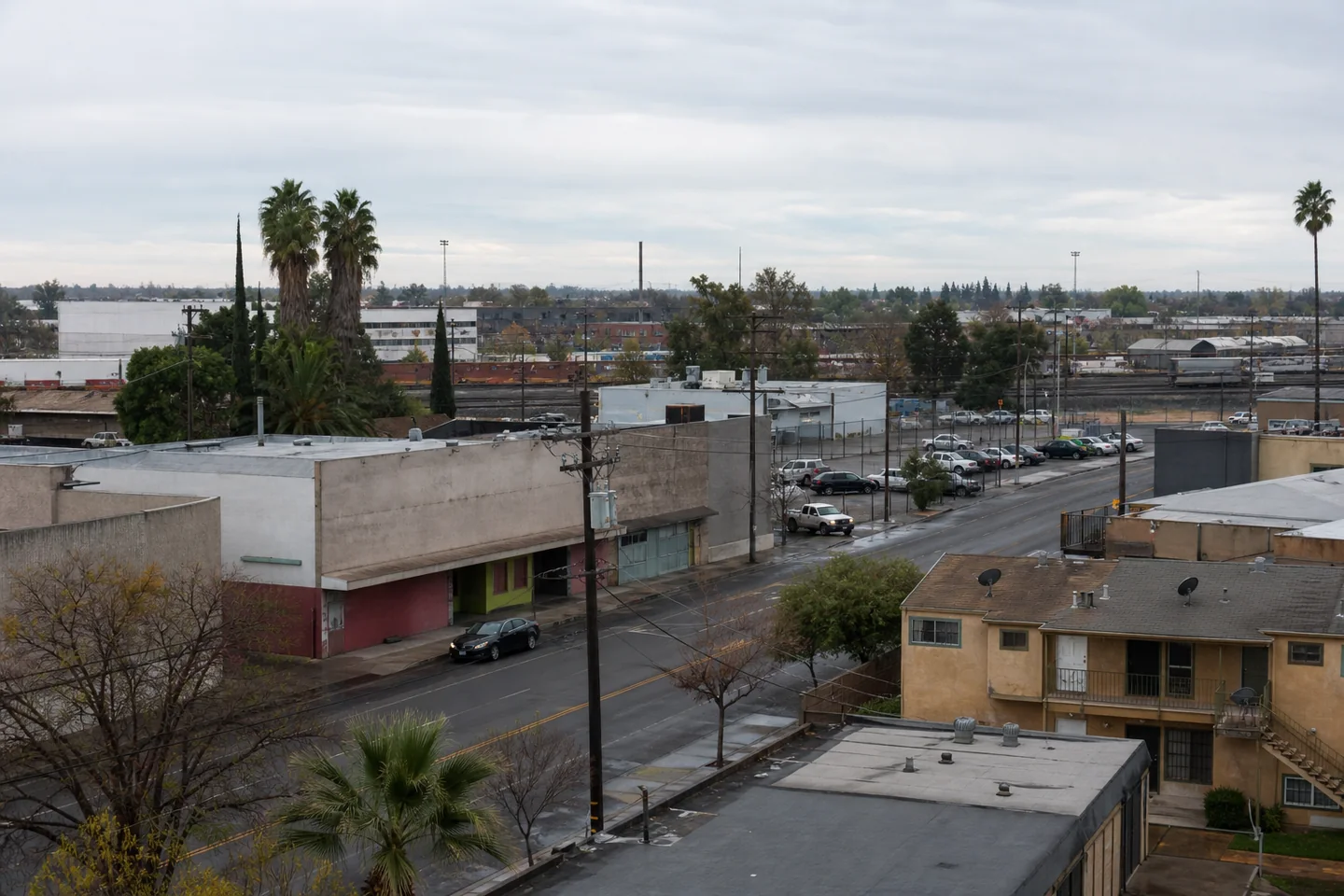 Stockton cityscape