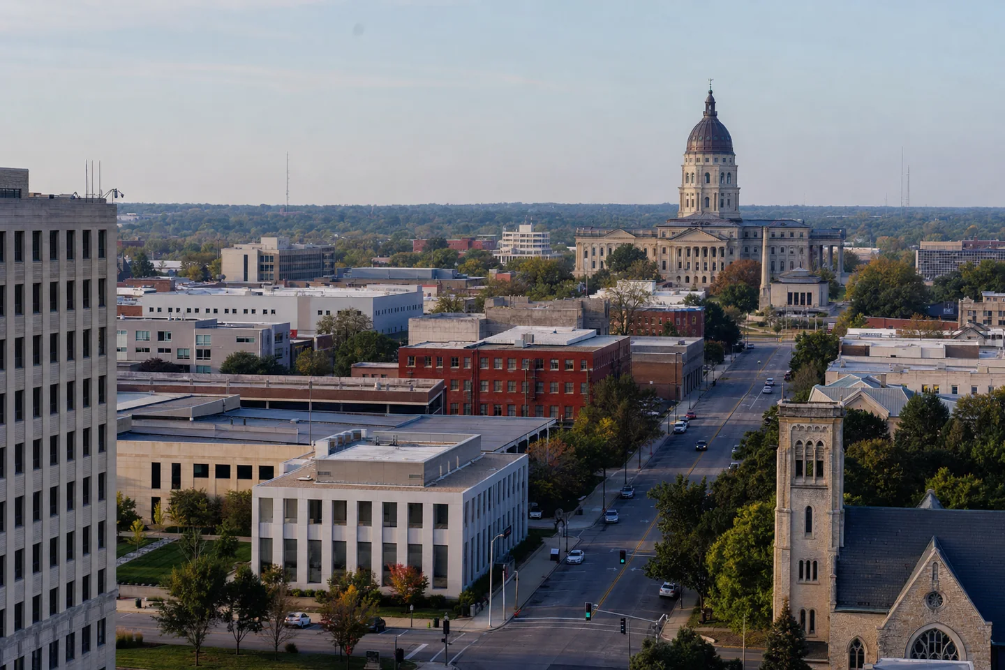Topeka, KS cityscape