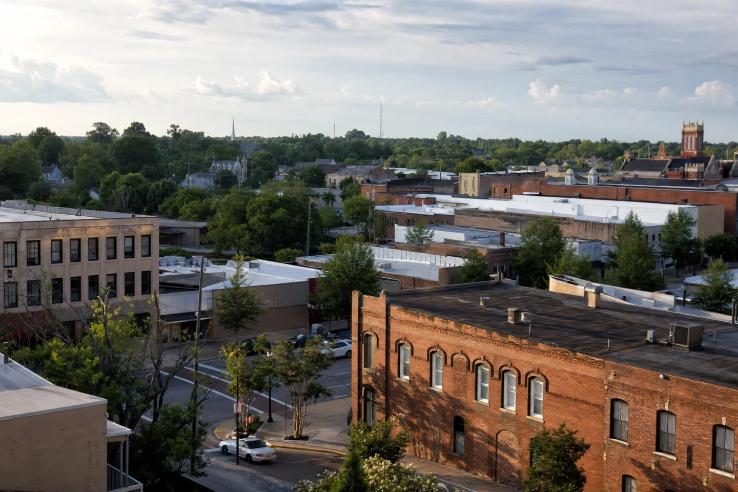 Troy, AL cityscape