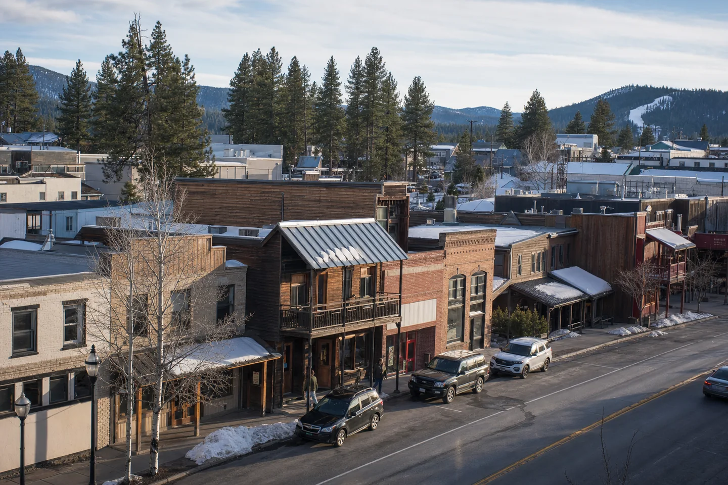 Truckee, CA cityscape