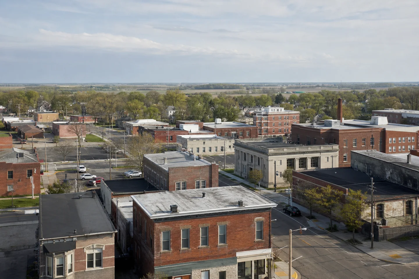 Urbana, OH cityscape